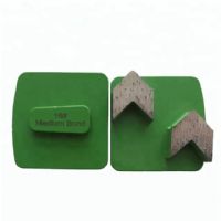 Redi Lock Scanmaskin Double Arrow Segment Concrete Grinding Shoes For Concrete Floor