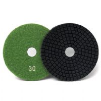 4 Inch Small Lattice Diamond Polishing Pad For Concrete Marble Granite