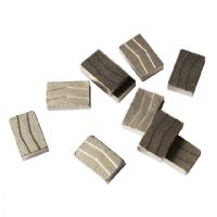 Boreway High Frequency Welding Diamond Cutting Sandwich V Shape Segment for Stone Plate