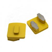 Double Hexagon Segments Top Quality Redi Lock Blank Grinding Pads For Concrete