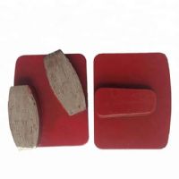 Redi-Lock Metal Diamond Grinding Polishing Plates For Concrete Floor