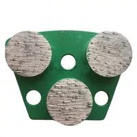  Three Round Segments Trapezoid Diamond Grinding Tools For concrete Floor