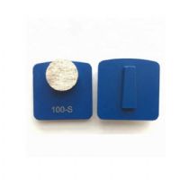 Single Round Segment Redi lock Diamond Grinding Shoes For Concrete and Terrazzo Floor