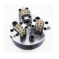 Diamond Rotary Tool Bush Hammer Plates M14 Threaded Making Litchi Surface For Stones