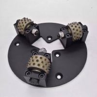 HTC Diamond Bush Hammer Grinding Wheels For Concrete Lichi Surface Processing