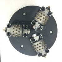 45 Teeth Diamond Bush Hammered Grinding Rollers For Stone