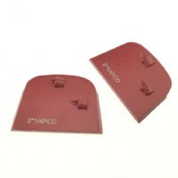 Double Quarter PCD Lavina PCD Diamond Grinding Shoes For Epoxy Glue Concrete Coating Removing