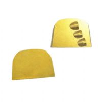 Three Half PCD Lavina Quick Lock Floor Grinding Shoes For Epoxy Coating Removing Lavina Grinding Machine