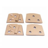 Two Quarter PCD Thread Holes Quick Lock Lavina Diamond Concrete Grinding Pads For Epoxy Removal