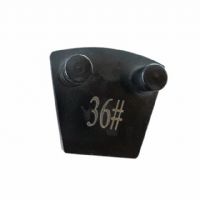 Single Z Shape Segment Two Pins Redi Lock Diamond Grinding Shoes For Concrete Floor Polishing