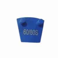 Single T Shape Segment Double Pins Redi Lock Diamond Grinding Shoes For Hard Concrete Floor