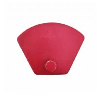 Two Rectangle Segments Single Pins Diamond Trapezoid Grinding Shoes For Concrete Grinder