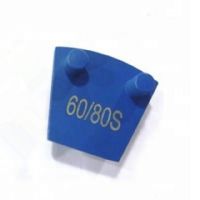 Single Segment Redi Lock Two Pins Diamond Grinding Shoes For Concrete Floor and Stone Surface
