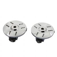 China 3 Rollers D125MM Sandblasting Type Diamond Bush Hammer Plate For Angle Grinder