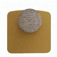 Redi Lock Diamond Grinding Shoes Concrete Polishing Disc With Single Round Segment For Concrete And Terrazzo Floor