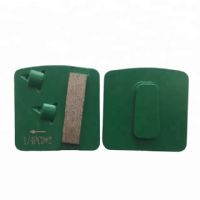 Redi Lock Diamond Grinding Block With Sharp Segment Two PCD For Epoxy Glue Coating Removing