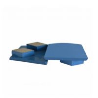 Double Rhombus Segments Lavina Diamond Grinding Shoes For Concrete And Stone Floor