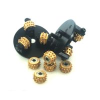 125mm 2 Pins Bush Hammer Plate with 3 Rollers On Werkmaster