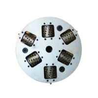 Diamond Knurling And Star Shape Bush Hammerring For Stone Surface Handle 