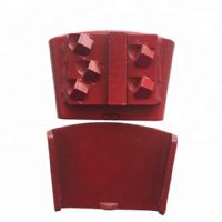 Five PCD and One Segment EZ Change HTC Diamond Grinding Shoes For Concrete