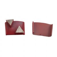 Two Triangle Segments HTC Diamond Abrasive Grinding Tools For Grinding
