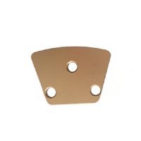 Trapezoid Concrete Quick Lock Grinding Pads With Thread Holes Two Square Segments