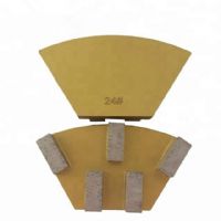 Five Segments Metal Bond Cassani Diamond Grinding Block For Concrete Floor and Stone