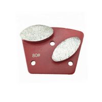 Double Oval Segments High Grinding Performance Universal Diamond Concrete Grinding Shoe