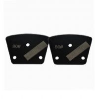 Single Bar Segment Trapezoid Diamond Grinding Head For Concrete and Terrazzo Floor