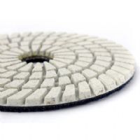 7 Step 3mm Thickness Hook & Loop Backed Abrasive Disc Design For Granite Marble Stone