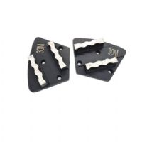 Diamond Tools New Design Wave Segments Trapezoid Diamond Grinding Block For Concrete Rough Floor