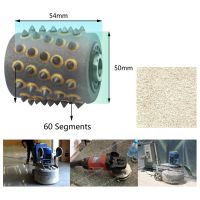 Boreway Factory 60 Segment Concrete Stone Bush Hammer Roller For Grinding Litchi Surface