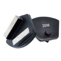 40x10x10MM Two Diamond Segment Metal Trapezoid Shape Grinding Pad Professional Concrete Floor Polishing Head Block 2020