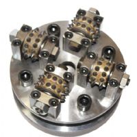 Superior Quality 30 Teeth Diamond Bush Hammer Grinding Rollers for 125mm Plates Manufacturer