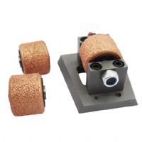 Boreway Durable Vacuum Frankfurt Brazed Alloy Diamond Bush Hammer Abrasive Roller Grinding Tool For Stone Litchi Surface
