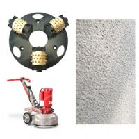 China Factory 240mm Diamatic Bush Hammer Plates Dish With 3 Roller 45 Segments 