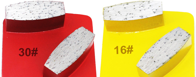 Unique Products Redi Lock Two Oval Segment Concrete Floor Grinding Bar Diamond Block Disc