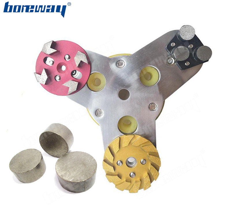 Boreway Diamond Stone Concrete Metal Grinding Segment For With Trapezoid Double Round Grinding Pads Suppliers