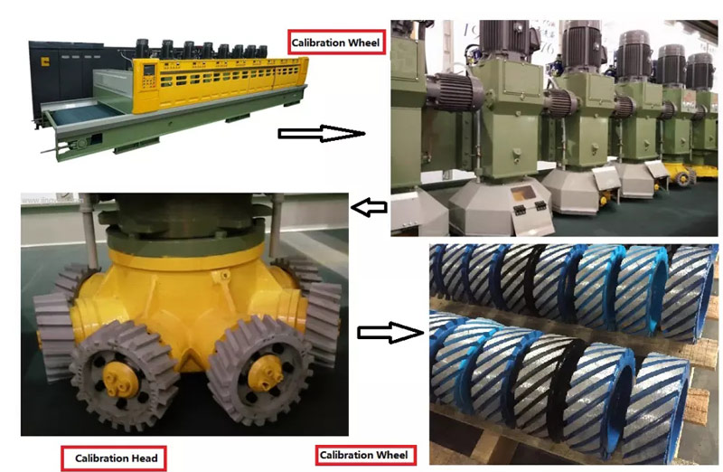 China Factory Price Artificial Quartz Stone Calibrating Roller 