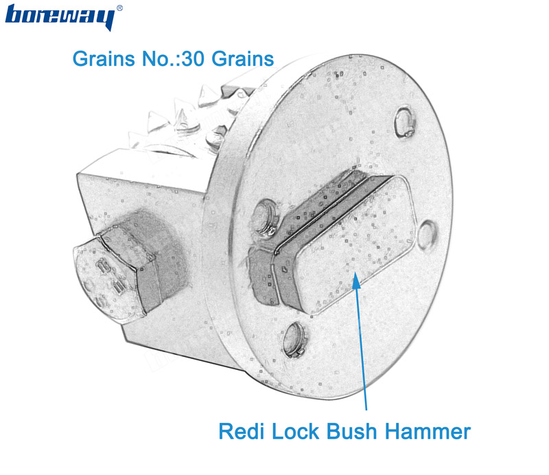 Husqvarna Bush Hammer Roller Grinding Disc