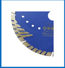 125mm T Shape Segment Tile Curved Tipped Disc