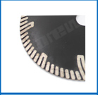 125mm T Shape Segment Tile Curved Tipped Disc