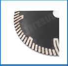 Concave or Convex T-Segment Cut Blade