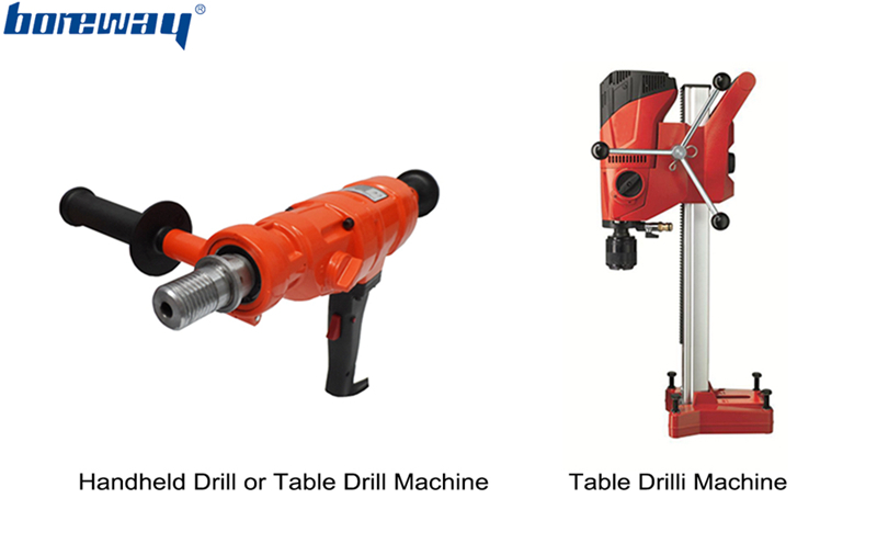 Turbo type diamond segments for reinforced core drill 