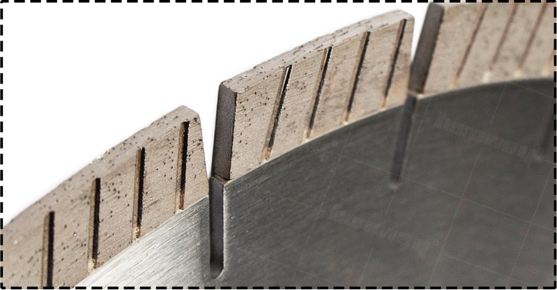 No Chipping Diamond Cutting Segment For Granite Cutting 012