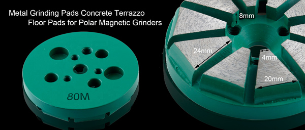 Metal Grinding Pads for Polar Magnetic GrindersPolishing Concrete Floor or Terrazzo Green Bond Metal Grinding Pads for  Polar Magnetic Grinders