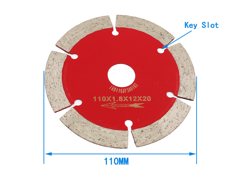 110mm Circular Cutter Disk Tools Diamond Marble Cutting Segments Disc Edge Cutting Blade 