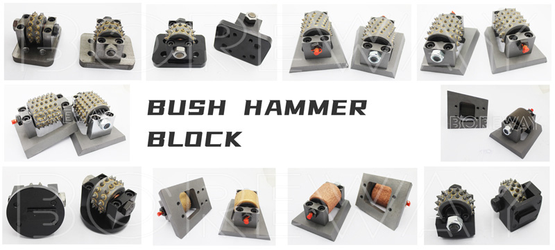 Rotary Bush Hammer Roller  Plate Tool Manufacturers 03