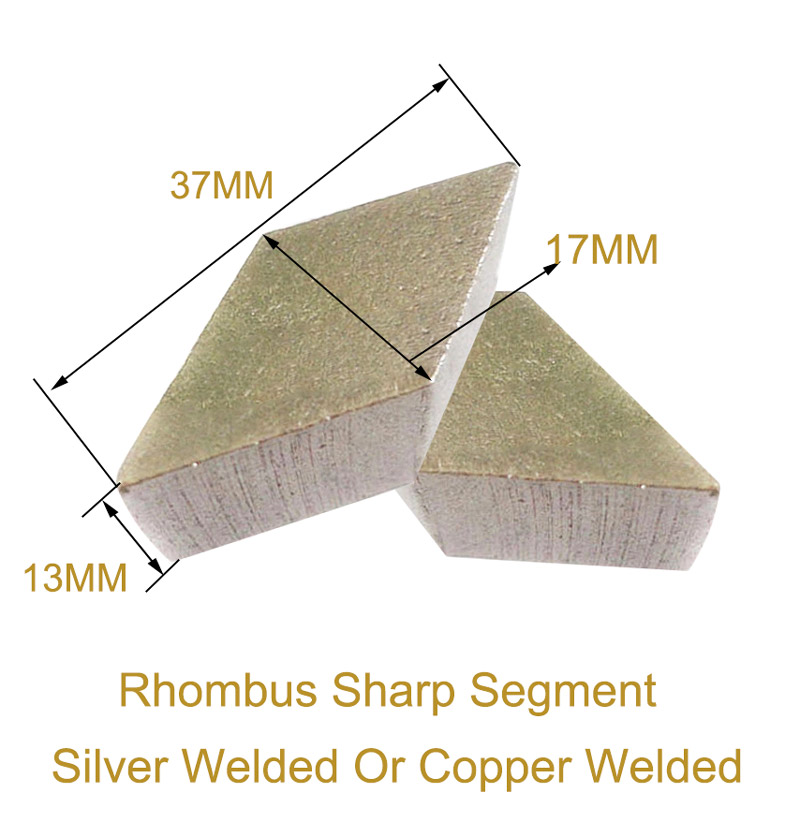  Two Rhombus Segment HTC Floor Grinding Pads