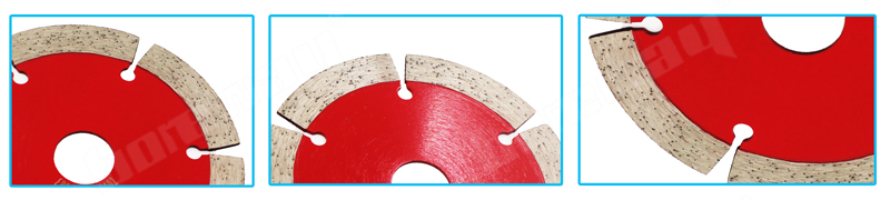 115mm Silver Brazed Diamond Stone Cutting Disc115mm Professional Diamond Stone Disc Blade Split tooth Circular Saw Edge Cutting 